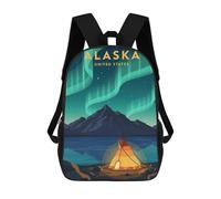 sinyumoney Alaska Aurora Borealis Sacs À Dos Pour Enfants, Sac D'école Imprimé En 3D, Cartable Pour Enfants, Sac De Voyage, Sac À Dos Garçon Fille, Sac D'école Pour Enfants 17inch
