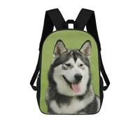 sinyumoney Alaskan Malamute Sacs À Dos Pour Enfants, Sac À Dos Scolaire Imprimé En 3D Pour Enfants, Sac À Dos De Voyage, Sac À Livres Pour Enfants 17inch Sac D'école