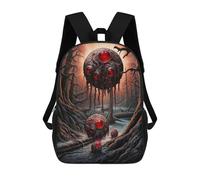 sinyumoney Alien Invasion on Earth Sac À Dos Scolaire Pour Filles Et Garçons, Grand Sac À Dos Léger Pour Enfants Et Étudiants 17inch