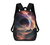 sinyumoney Alien Planet Landscape Sac À Dos Pour Enfants, Impression 3D, Sac D'école Pour Garçons Et Filles, Sac À Dos Tendance Et Décontracté Pour Écoliers 17inch