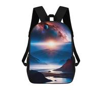 sinyumoney Alpine Planetary Symphony Sacs À Dos Décontractés Pour Enfants, Sacs D'école Pour Adolescents, Filles Et Garçons, Sacs À Dos Pour Livres 17inch