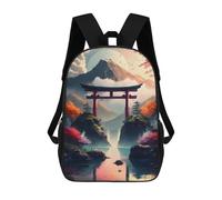 sinyumoney Amazing Landscape Torii Sac À Dos Enfant, Cartable Pour Garçons Et Adolescents, Sac À Dos De Voyage, Sac À Dos Scolaire, Sac À Livres 17inch
