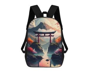 sinyumoney Amazing Landscape Torii Sac À Dos Enfant, Cartable Pour Garçons Et Adolescents, Sac À Dos De Voyage, Sac À Dos Scolaire, Sac À Livres 17inch