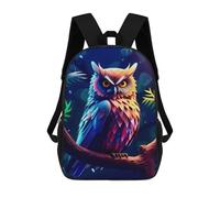 sinyumoney Amazing Owl 3d Sacs À Dos Pour Enfants, Sac À Dos Scolaire Imprimé En 3D Pour Enfants, Sac À Dos De Voyage, Sac À Livres Pour Enfants 17inch Sac D'école