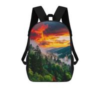 sinyumoney Amazon Rainforest Sunset -1 Sac À Dos Pour Garçons Et Adolescents, Sacs À Dos Pour Filles, Sacs À Dos Pour Tout-petits, Sacs À Livres Pour L'école Primaire Et Le Collège 17inch
