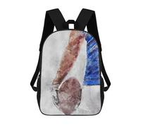 sinyumoney American Football 2 Sacs À Dos Tendance Imprimés En 3D 17inch Sac D'école Décontracté Pour Enfants, Garçons, Élèves Du Primaire Et Du Collège