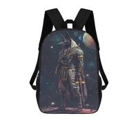 sinyumoney Ancient Egyptian God Statue Art Print Sac À Dos Enfant, Cartable, Sacs À Dos Scolaires Imprimés En 3D Pour Élèves Du Primaire Et Du Collège, Cadeau D'anniversaire Pour Adolescents 17inch