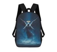 sinyumoney Angel of Light Celestial Guardian Sacs À Dos Pour Enfants, Sac À Dos Scolaire Imprimé En 3D Pour Enfants, Sac À Dos De Voyage, Sac À Livres Pour Enfants 17inch Sac D'école