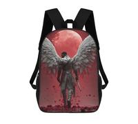 sinyumoney Angel Warrior with Sword -1 Sac À Dos Imprimé En 3D, Sac D'école Décontracté Et Tendance Pour Enfants, Sac D'école Pour Garçons, Collégiens 17inch