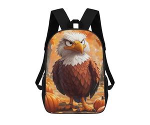 sinyumoney Angry Eagle Illustration Sac À Dos Scolaire Imprimé En 3D, Sac À Dos Décontracté Pour Enfants, Sac D'école Imprimé En 3D Pour Garçons, Primaire Et Collège 17inch