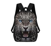 sinyumoney Angry Jaguar Face Animal Sacs À Dos Pour Enfants, Sac D'école Imprimé En 3D, Cartable Pour Enfants, Sac De Voyage, Sac À Dos Garçon Fille, Sac D'école Pour Enfants 17inch