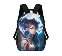 sinyumoney Anime Astronaut Girl Sacs À Dos Scolaires Pour Enfants, Sac D'école Imprimé En 3D Pour Garçons, Élèves Du Primaire Et Du Collège 17inch