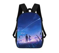 sinyumoney Anime Couple Under Shooting Stars Sacs À Dos Pour Enfants, Sac À Dos Scolaire Imprimé En 3D Pour Enfants, Sac À Dos De Voyage, Sac À Livres Pour Enfants 17inch Sac D'école