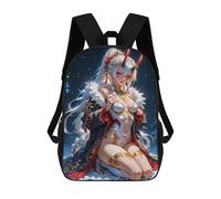 sinyumoney Anime Demon Girl in Winter Sacs À Dos Décontractés Pour Enfants, Sacs D'école Pour Adolescents, Filles Et Garçons, Sacs À Dos Pour Livres 17inch