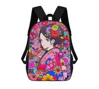 sinyumoney Anime Girl Kawaii Manga Sacs À Dos Scolaires Pour Enfants, Sac D'école Imprimé En 3D Pour Garçons, Élèves Du Primaire Et Du Collège 17inch