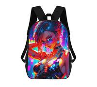 sinyumoney Anime Girl Sac À Dos Scolaire Pour Enfants, Sac À Dos De Voyage Décontracté, Grand Sac À Dos Pour Garçons Et Filles 17inch