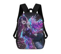 sinyumoney Anime Girl with Horns And Jacket Sac À Dos Imprimé 3D Pour Enfants, Sac À Dos Léger Pour Écoliers Et Écoliers, Sac À Goûter Pour La Crèche 17inch