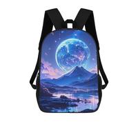 sinyumoney Anime Mountain Planet Sacs À Dos Scolaires Pour Enfants, Sac D'école Imprimé En 3D Pour Garçons, Élèves Du Primaire Et Du Collège 17inch