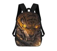 sinyumoney Anime Tiger Glowing Eyes Sac À Dos Imprimé En 3D Pour Garçons, Sac D'école Grande Capacité, Sac De Voyage, Sac À Livres, Sac D'école Pour Garçons, Mochila 17inch