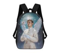 sinyumoney Archangel Gabriel in Moonlight Sacs À Dos Pour Enfants, Sac À Dos Scolaire, Sac À Dos Imprimé En 3D Pour Enfants, Sac À Dos De Voyage, Sac À Livres, Sac D'école Pour Enfants 17inch
