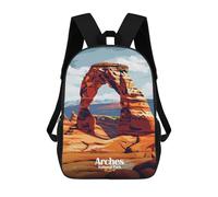 sinyumoney Arches National Park, Utah, USA Sacs À Dos Pour Enfants, Sac À Dos Scolaire, Sac À Dos Imprimé En 3D Pour Enfants, Sac À Dos De Voyage, Sac À Livres, Sac D'école Pour Enfants 17inch