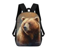 sinyumoney Arctic Brown Bear Sacs À Dos Pour Enfants, Sac D'école Imprimé En 3D, Cartable Pour Enfants, Sac De Voyage, Sac À Dos Garçon Fille, Sac D'école Pour Enfants 17inch