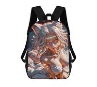 sinyumoney Art Fox Anime Girl Sac À Dos Scolaire Imprimé En 3D Pour Enfants, Sac À Dos De Voyage, Sac Tendance Et Décontracté Pour Écoliers 17inch