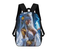 sinyumoney Art Fox Spirit Sacs À Dos, Sac À Dos Enfant, Sac D'école, Sac À Dos De Voyage Imprimé En 3D, Accessoire De Mode, Sac À Dos Imperméable Pour Enfants 17inch