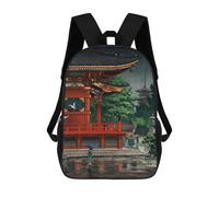 sinyumoney Asakusa Kannon Sacs À Dos Pour Enfants, Cartables Imprimés En 3D, Sacs À Dos Pour Élèves Du Primaire Et Du Collège, Garçons Et Filles 17inch