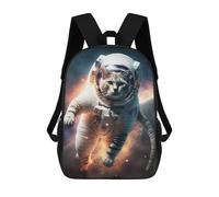 sinyumoney Astronaut Cat in Space Sacs À Dos Imprimés En 3D Pour Enfants, Sacs D'école Tendance Pour Garçons, Sacs De Voyage, Sacs Scolaires Pour Élèves Du Primaire 17inch