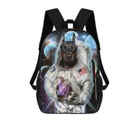 sinyumoney Astronaut Dog in Space -1 Sac À Dos Enfant, Cartable, Sacs À Dos Scolaires Imprimés En 3D Pour Élèves Du Primaire Et Du Collège, Cadeau D'anniversaire Pour Adolescents 17inch