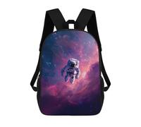 sinyumoney Astronaut Floating in Space 17inch Sac À Dos Scolaire Imprimé En 3D Pour Enfants, Style Décontracté Et Tendance, Idéal Pour Les Voyages Et Les Études.