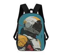 sinyumoney Astronaut Helmet Robot Sac À Dos Scolaire Imprimé En 3D Pour Enfants, Sac À Dos Garçon/fille, Sac De Voyage Pour Enfants 17inch