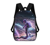 sinyumoney Astronaut in Cosmic Landscape Sacs À Dos, Sac À Dos Enfant, Sac D'école, Sac À Dos De Voyage Imprimé En 3D, Accessoire De Mode, Sac À Dos Imperméable Pour Enfants 17inch