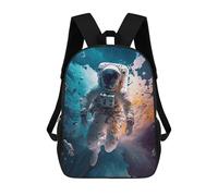 sinyumoney Astronaut in Space -208 Sac À Dos Scolaire Imprimé En 3D Pour Enfants, Sac À Dos De Voyage Tendance Et Décontracté Pour Écoliers 17inch