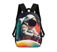 sinyumoney Astronaut in Space -93 Sac À Dos Scolaire Imprimé En 3D Pour Enfants, Sac À Dos Garçon/fille, Sac De Voyage Pour Enfants 17inch