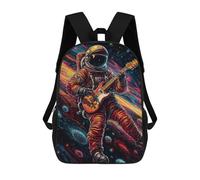 sinyumoney Astronaut in Space Playing Guitar -1 Sac À Dos Scolaire Pour Enfants, Sac À Dos De Voyage Décontracté, Grand Sac À Dos Pour Garçons Et Filles 17inch