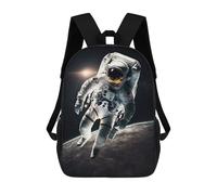 sinyumoney Astronaut in Space Sac À Dos Scolaire Pour Filles Et Garçons, Grand Sac À Dos Léger Pour Enfants Et Étudiants 17inch