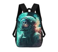 sinyumoney Astronaut in Space Sea Sac À Dos Avec Poche, Sacs À Dos Imprimés En 3D, Sacs De Voyage, Sacs À Livres, Sacs D'école Pour Enfants 17inch