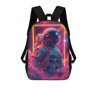 sinyumoney Astronaut Neon Space Sacs À Dos Pour Enfants, Sac À Dos Scolaire Imprimé En 3D Pour Enfants, Sac À Dos De Voyage, Sac À Livres Pour Enfants 17inch Sac D'école
