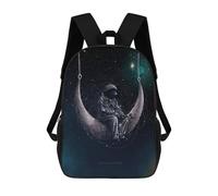 sinyumoney Astronaut on A Swing Sacs À Dos Pour Enfants, Cartables Imprimés En 3D, Sacs À Dos Pour Élèves Du Primaire Et Du Collège (garçons Et Filles) 17inch