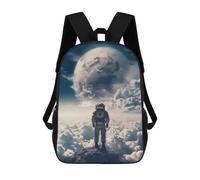 sinyumoney Astronaut on Clouds Sacs À Dos Pour Enfants, Sac À Dos Scolaire, Sac À Dos Imprimé En 3D Pour Enfants, Sac À Dos De Voyage, Sac À Livres, Sac D'école Pour Enfants 17inch