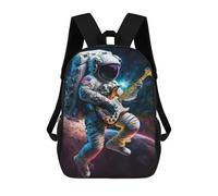 sinyumoney Astronaut Playing Guitar in Space -11 Sacs À Dos, Sac À Dos Enfant, Sac D'école, Sac À Dos De Voyage Imprimé En 3D, Accessoire De Mode, Sac À Dos Imperméable Pour Enfants 17inch