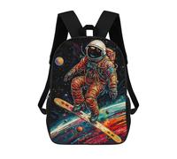 sinyumoney Astronaut Playing Skt Sac À Dos Enfant, Cartable Pour Garçons Et Adolescents, Sac À Dos De Voyage, Sac À Dos Scolaire, Sac À Livres 17inch