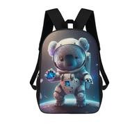 sinyumoney Astronaut Space Koala Bear Sac À Dos Scolaire Pour Filles Et Garçons, Grande Capacité, Léger, Pour Enfants Et Étudiants 17inch