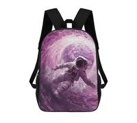 sinyumoney Astronaut Space Surfer Sacs À Dos Pour Enfants, Sac À Dos Scolaire Imprimé En 3D Pour Enfants, Sac À Dos De Voyage, Sac À Livres Pour Enfants 17inch Sac D'école