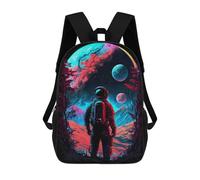sinyumoney Astronaut's Cosmic Journey -1 Sac À Dos Pour Garçons Et Adolescents, Sacs À Dos Pour Filles, Sacs À Dos Pour Tout-petits, Sacs À Livres Pour L'école Primaire Et Le Collège 17inch