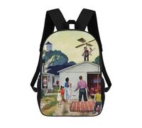 sinyumoney Attempt to Fly Sacs À Dos Pour Enfants 17inch Sac À Dos Scolaire, Sac D'école Imprimé En 3D Pour Garçons, Élèves Du Primaire Et Du Collège