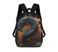 sinyumoney Autumnal Dragon Majesty Sacs À Dos Décontractés Pour Enfants, Sacs D'école Pour Adolescents, Filles Et Garçons, Sacs À Dos Pour Livres 17inch