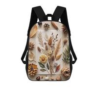 sinyumoney Autumnal Still Life with Dried Elements Sac À Dos Scolaire, Sac À Dos Pour Garçons Et Adolescents, Cadeau, Sac À Dos Imprimé En 3D, Sac À Dos Scolaire, Sac À Livres 17inch